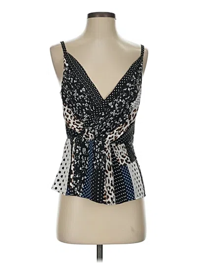 Pre-owned Cabi Sleeveless Blouse In Blue