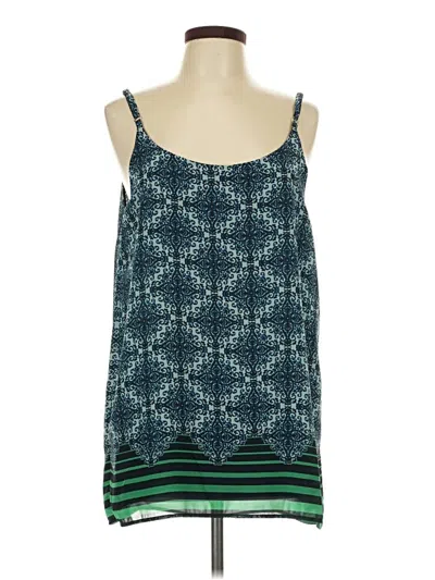 Pre-owned Cabi Sleeveless Blouse In Blue
