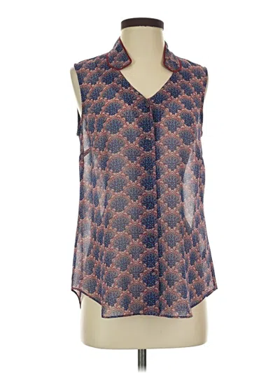 Pre-owned Cabi Sleeveless Blouse In Blue