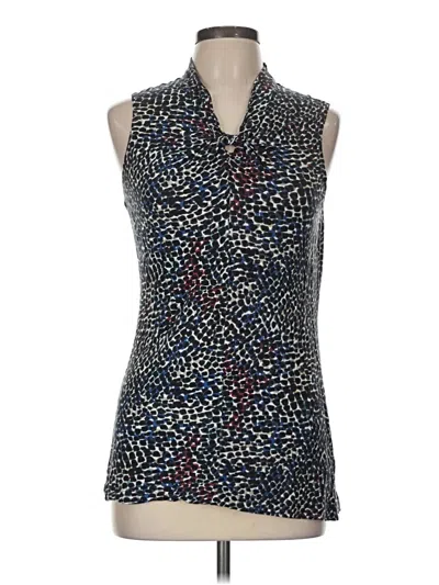 Pre-owned Cabi Sleeveless Blouse In Blue