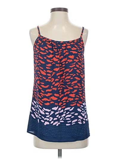 Pre-owned Cabi Sleeveless Blouse In Blue