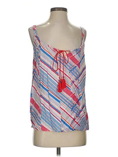 Pre-owned Cabi Sleeveless Blouse In Blue
