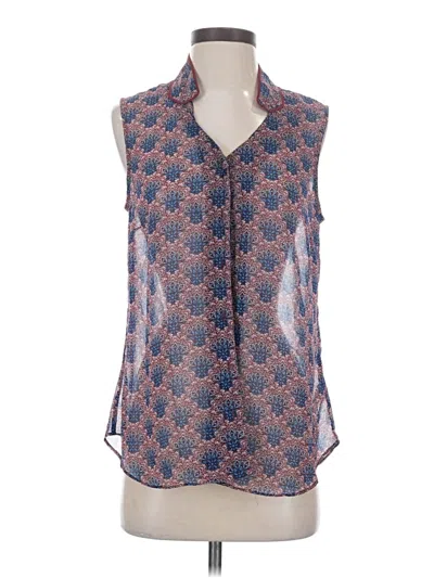 Pre-owned Cabi Sleeveless Blouse In Blue