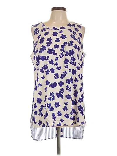 Pre-owned Cabi Sleeveless Blouse In Blue
