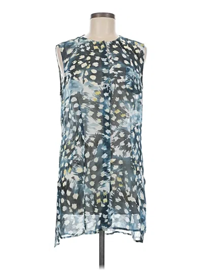 Pre-owned Cabi Sleeveless Blouse In Blue
