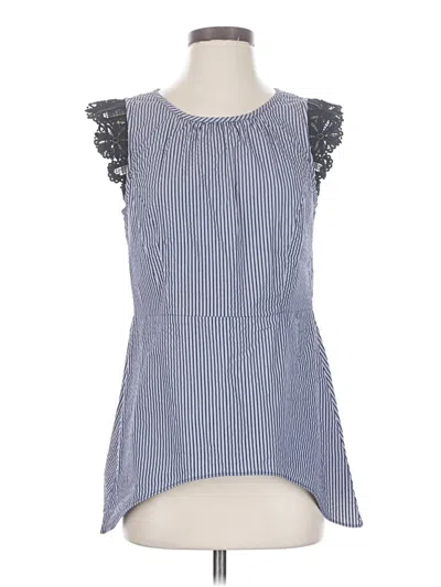 Pre-owned Cabi Sleeveless Blouse In Blue