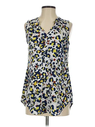 Pre-owned Cabi Sleeveless Blouse In Blue