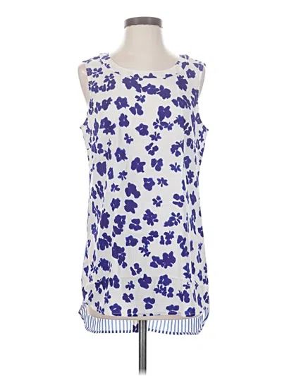 Pre-owned Cabi Sleeveless Blouse In Blue