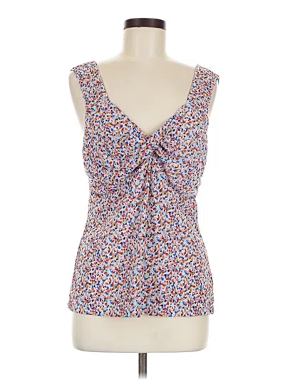 Pre-owned Cabi Sleeveless Blouse In Blue