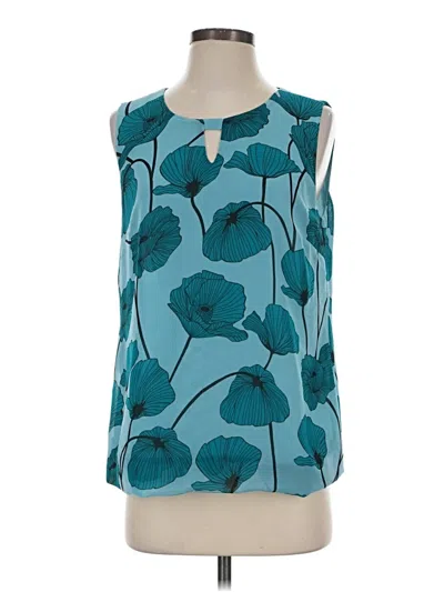 Pre-owned Cabi Sleeveless Blouse In Blue