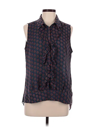 Pre-owned Cabi Sleeveless Blouse In Blue