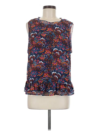 Pre-owned Cabi Sleeveless Blouse In Blue