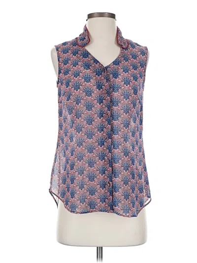Pre-owned Cabi Sleeveless Blouse In Blue