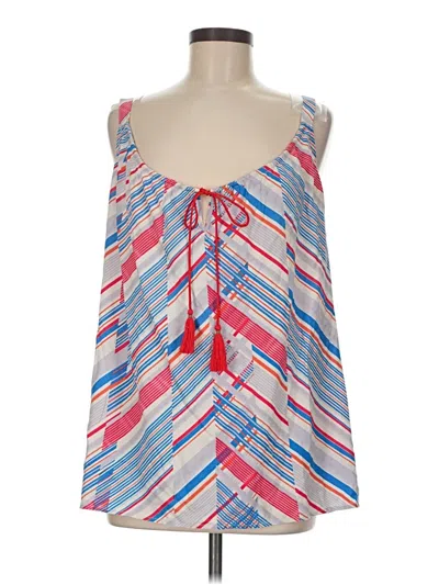 Pre-owned Cabi Sleeveless Blouse In Blue
