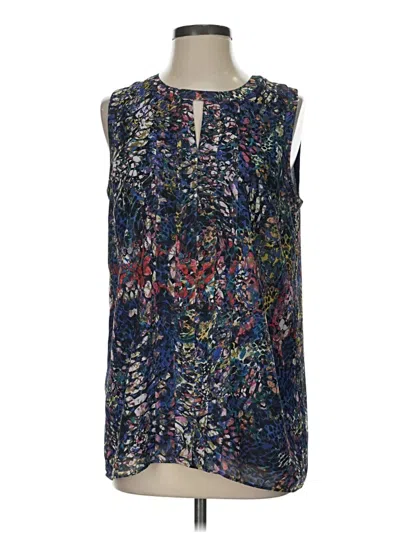 Pre-owned Cabi Sleeveless Blouse In Blue