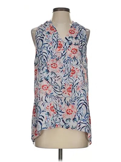 Pre-owned Cabi Sleeveless Blouse In Blue