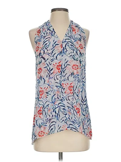 Pre-owned Cabi Sleeveless Blouse In Blue