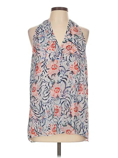 Pre-owned Cabi Sleeveless Blouse In Blue