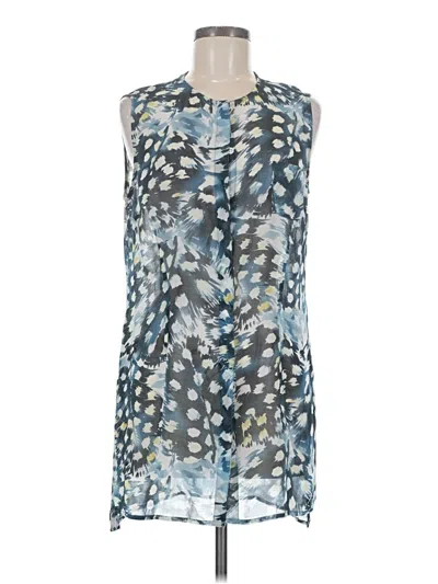 Pre-owned Cabi Sleeveless Blouse In Blue