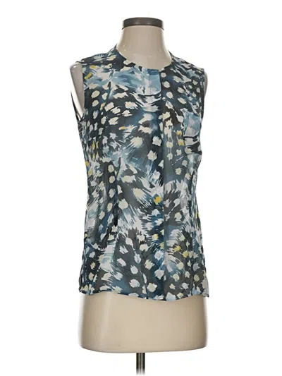 Pre-owned Cabi Sleeveless Blouse In Blue