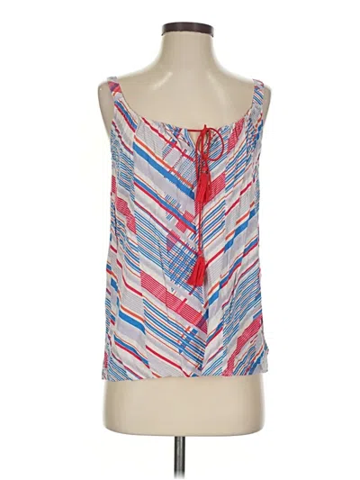 Pre-owned Cabi Sleeveless Blouse In Blue