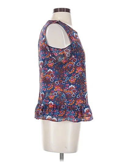 Pre-owned Cabi Sleeveless Blouse In Blue