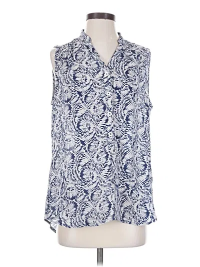 Pre-owned Cabi Sleeveless Blouse In Blue