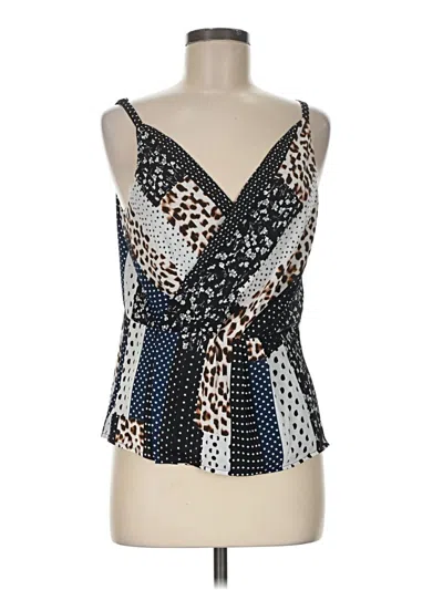 Pre-owned Cabi Sleeveless Blouse In Blue