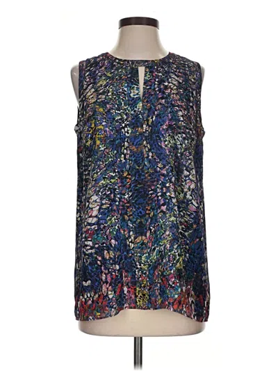 Pre-owned Cabi Sleeveless Blouse In Blue