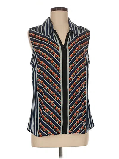 Pre-owned Cabi Sleeveless Blouse In Blue