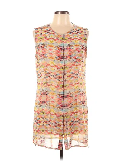 Pre-owned Cabi Sleeveless Blouse In Brown