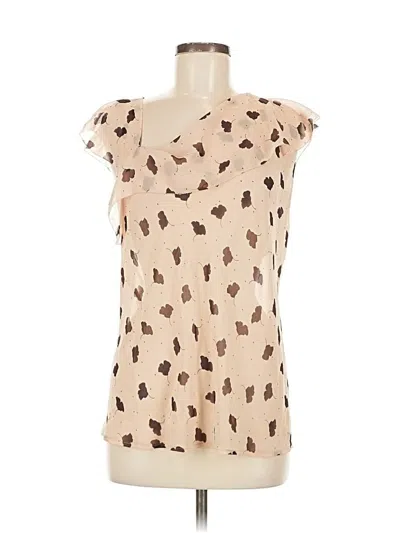 Pre-owned Cabi Sleeveless Blouse In Brown