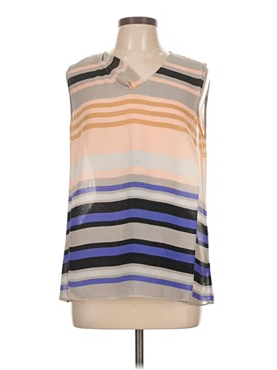 Pre-owned Cabi Sleeveless Blouse In Brown