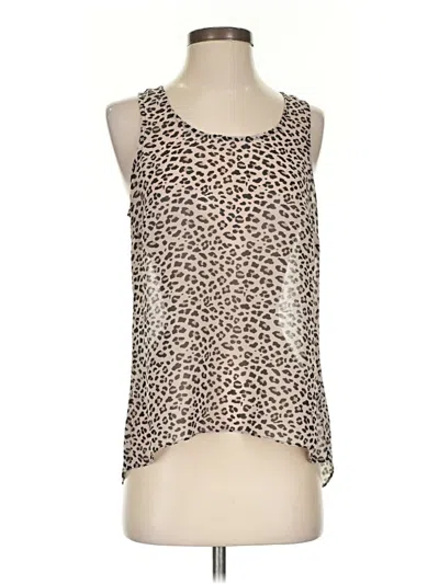 Pre-owned Cabi Sleeveless Blouse In Brown