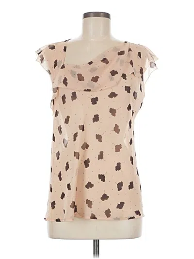 Pre-owned Cabi Sleeveless Blouse In Brown