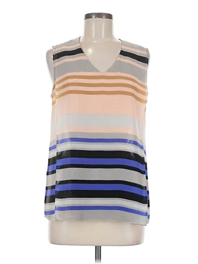 Pre-owned Cabi Sleeveless Blouse In Brown