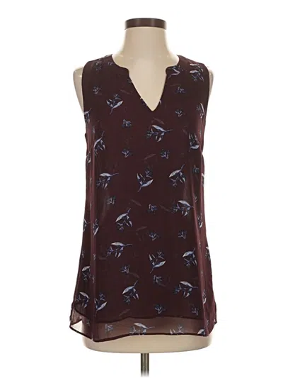 Pre-owned Cabi Sleeveless Blouse In Brown