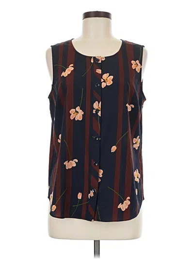Pre-owned Cabi Sleeveless Blouse In Brown