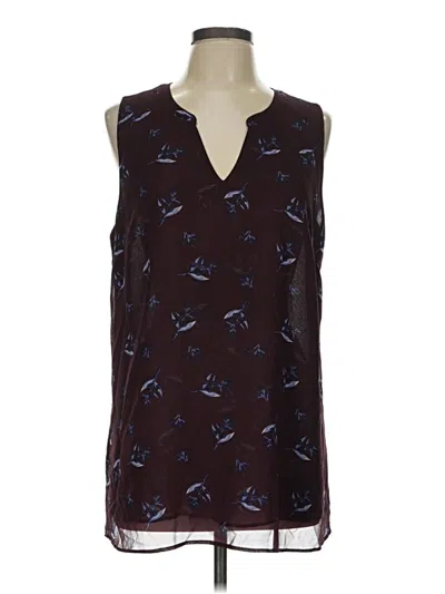 Pre-owned Cabi Sleeveless Blouse In Brown