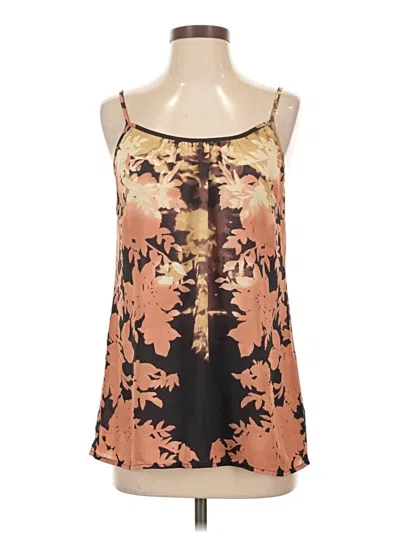 Pre-owned Cabi Sleeveless Blouse In Brown