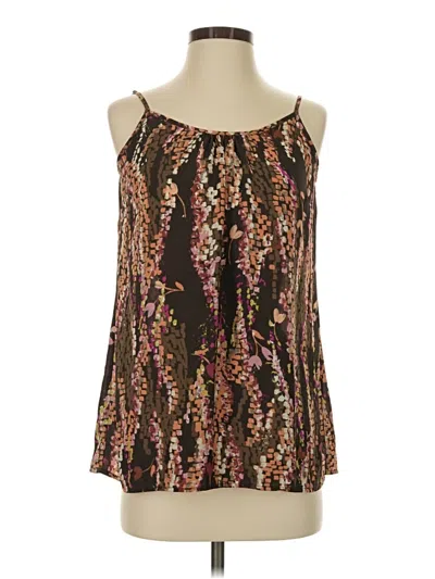 Pre-owned Cabi Sleeveless Blouse In Gold