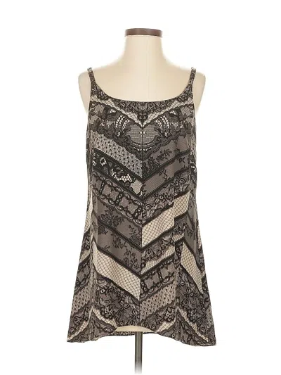 Pre-owned Cabi Sleeveless Blouse In Gray