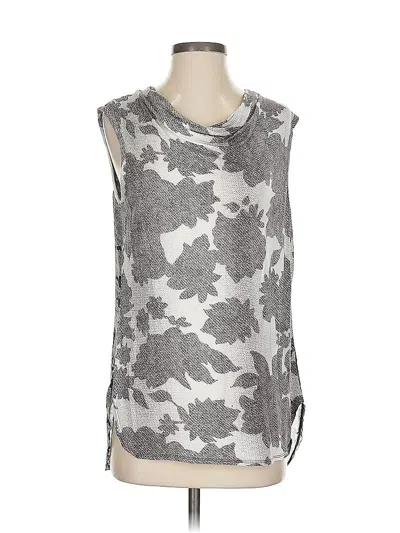 Pre-owned Cabi Sleeveless Blouse In Gray