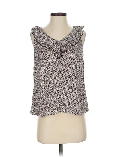 Pre-owned Cabi Sleeveless Blouse In Gray