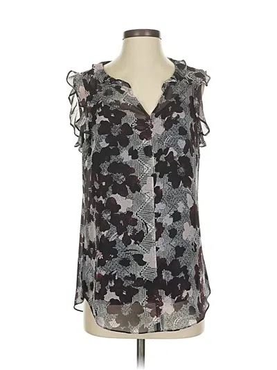 Pre-owned Cabi Sleeveless Blouse In Gray