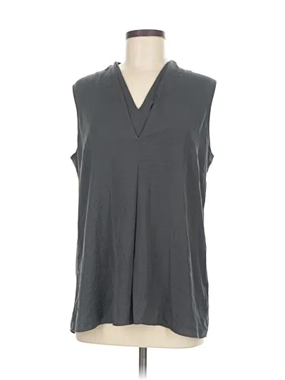 Pre-owned Cabi Sleeveless Blouse In Gray