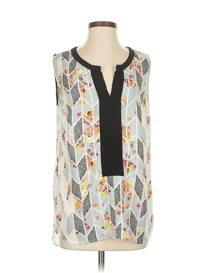 Pre-owned Cabi Sleeveless Blouse In Gray