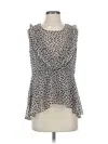 Cabi Sleeveless Blouse In Gray