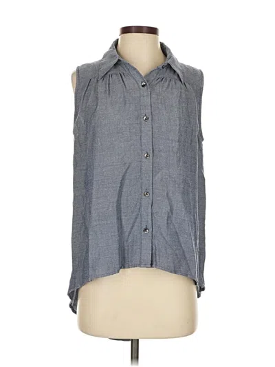 Pre-owned Cabi Sleeveless Blouse In Gray