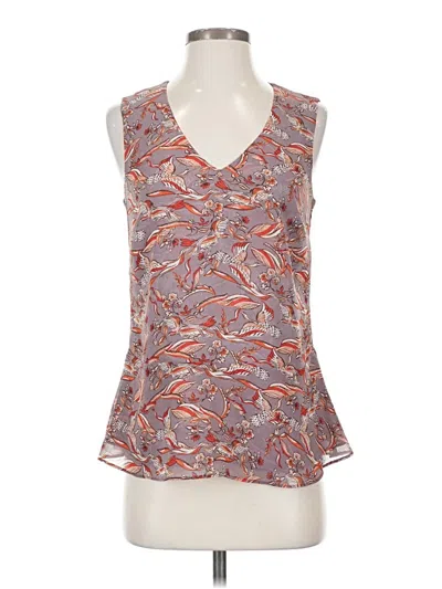 Pre-owned Cabi Sleeveless Blouse In Gray